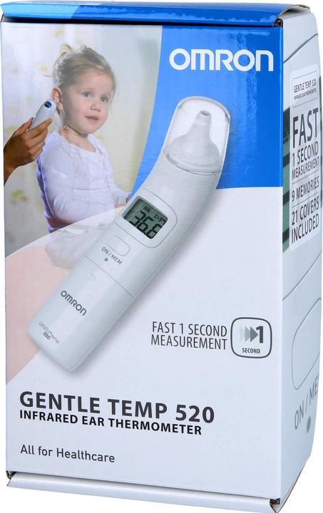 Actual product image Omron Gentle Temp 520 Kontakt Ohr (Ear)