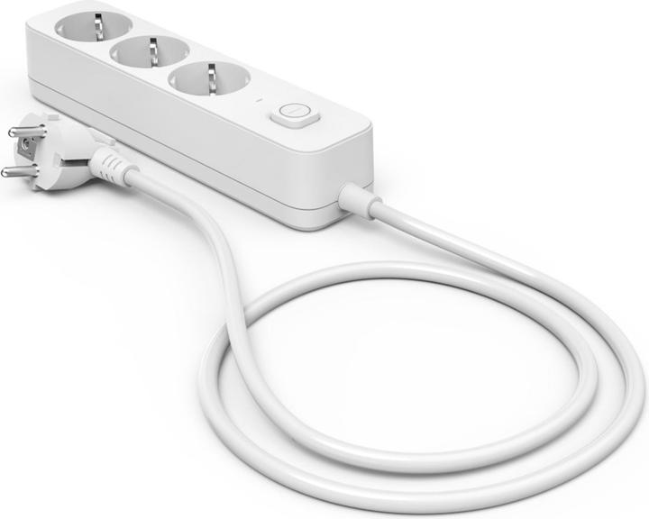 Produktbild Hama Steckdosenleiste, 3-fach, mit Schalter, 1,4 m, Weiss (00116076) (3x, CEE 7/4, 1.40 m)