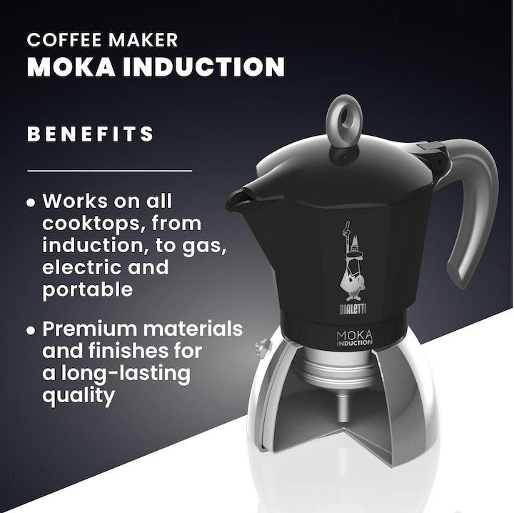 Produktbild Bialetti Moka Induktion (4 T.)