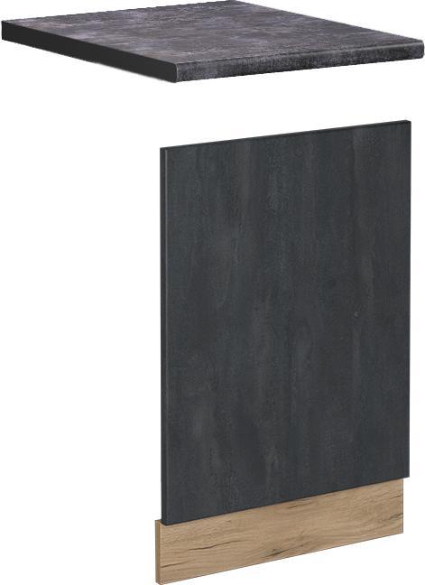 Anthrazit, Goldkraft Eiche, Schwarz, Schwarz Beton, Schwarz-Beton