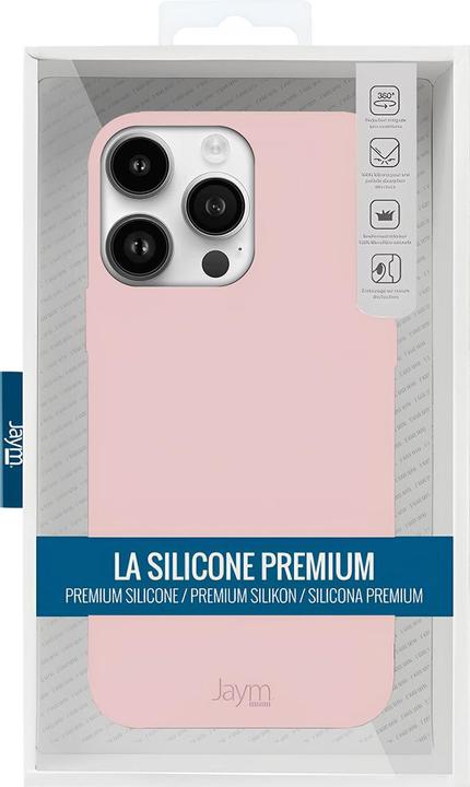 Immagine prodotto Jaym Custodia in silicone premium, Serie Rosa (Apple iPhone 13 Pro)