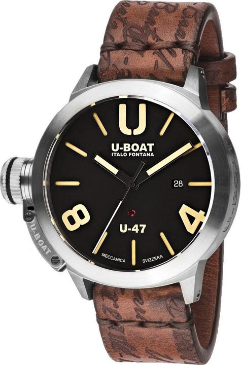 U-Boat 8105 Classico U-47 Automatik schwarz 47mm 100M (Taucheruhr, 47 mm)