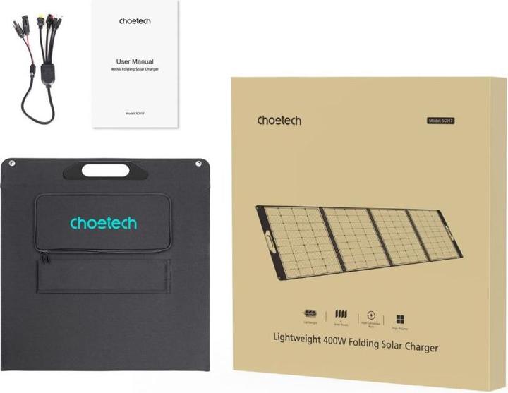 Image du produit Choetech SC017 Chargeur solaire (400 W, 10 kg)
