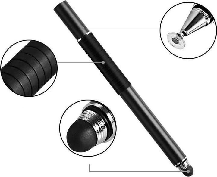 Produktbild JTI Doppelseitiger Stylus-Stift - Universal - Schwarz