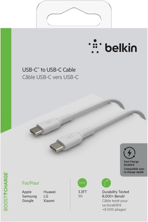 Actual product image Belkin USB charging cable Boost Charge USB-C - USB-C 1 m (1 m)