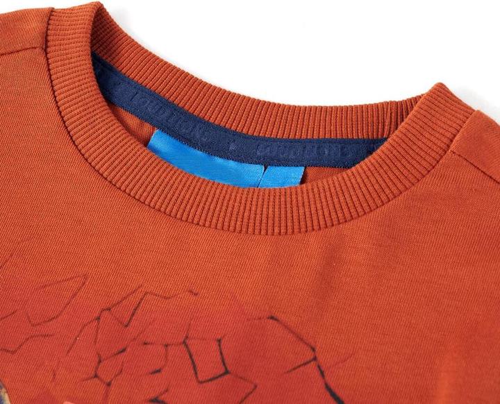 Produktbild VidaXL Kinder-Langarmshirt Rostbraun 104,Material: 100 (104)