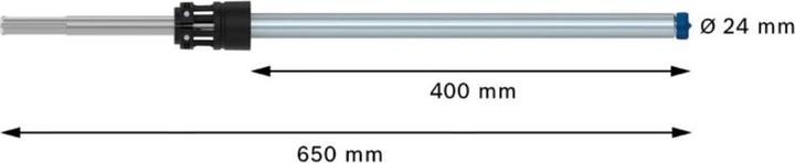 Produktbild Bosch Professional Expert SDS Clean max-8X Hammerbohrer, 24 x 400 x 650 mm (24 Millimeter)