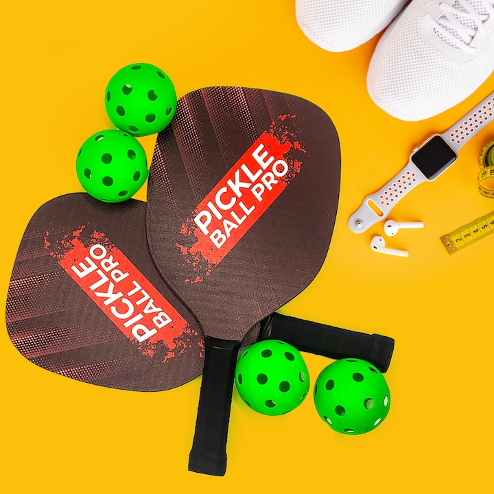 Actual product image Mad Monkey Pickleball Racket Set