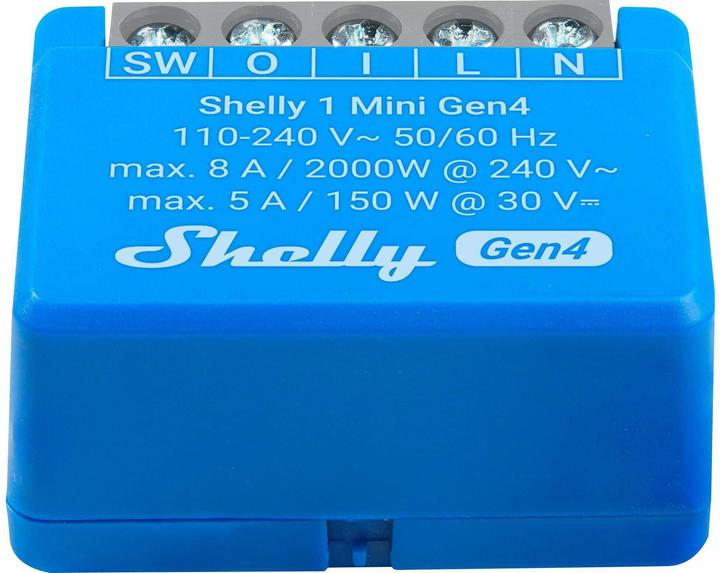 Produktbild Shelly 1 Mini Gen4 (Schaltaktor)