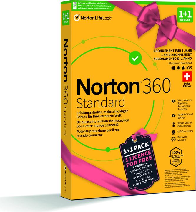 Produktbild Norton 360 Standard (2 User, 12 Monate)
