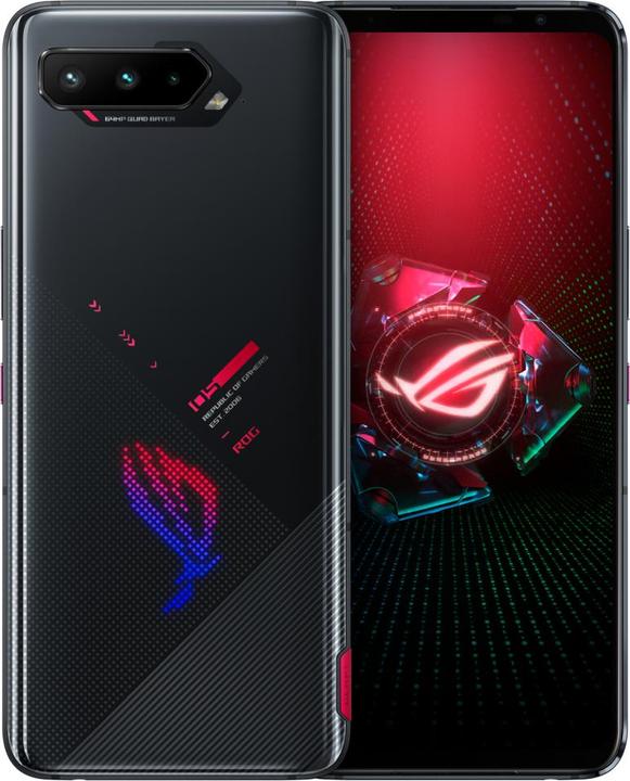 Actual product image ASUS ROG Phone 5 (16GB) (256 GB, Phantom Black, 6.78", Dual SIM, 64 Mpx, 5G)