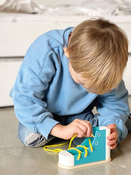 Produktbild small foot Bunte Fädelschuhe