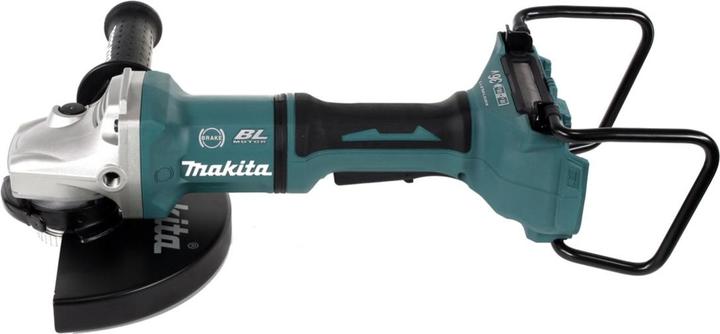 Immagine prodotto Makita DGA 900 MKX2 Smerigliatrice a batteria 36V (2x18V) 230mm + 2x Batterie 4,0Ah + Dado Ezynut + (230 mm)