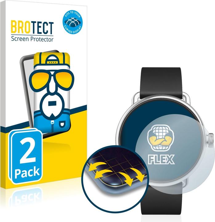 Productafbeelding BROTECT Volledig bedekkende screen protector (Scanhorloge 38mm)