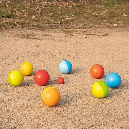 Image du produit Goki Jeu de boules, sac en coton inclus (9 x, 60 mm)