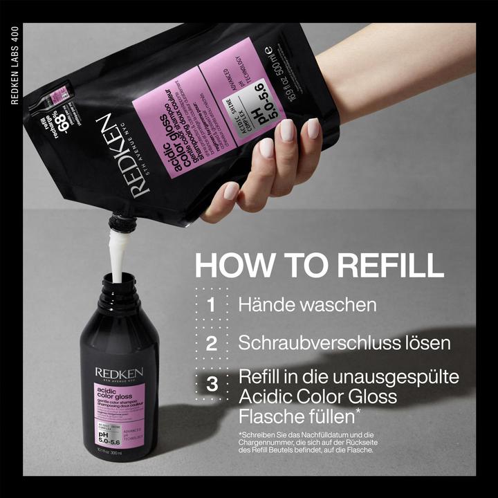 Immagine prodotto Redken Sacchetto di ricarica dello Shampoo Lucido Colore Acido (500 ml, Shampoo liquido)