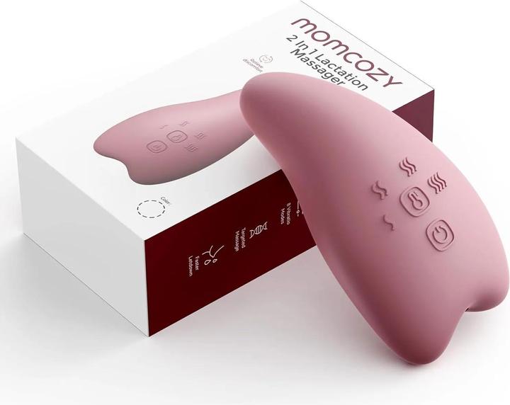 Productafbeelding Momcozy Lactatiemassageapparaat LM01 (Roze) MCMLM01-GE00BA-LY