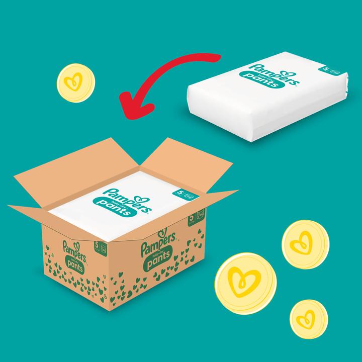 Produktbild Pampers Baby-Dry Pants (Gr. 5, Monatsbox, 160 Stk.)