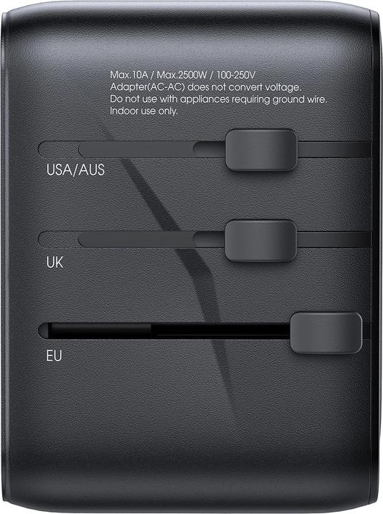 Immagine prodotto Joyroom Adattatore da viaggio 17W Convertitore di alimentazione multifunzione Tipo-C+3USB-A (17 W, 5 porte)