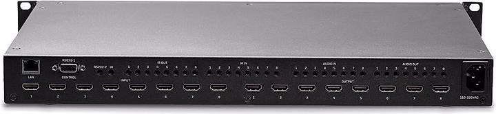 Produktbild Lindy 8x8 HDMI 18G Matrix with Video Wall Scaling