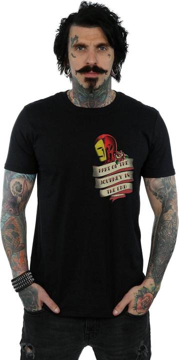 Produktbild Iron Man Tattoo Journey Breast Print TShirt (3XL)