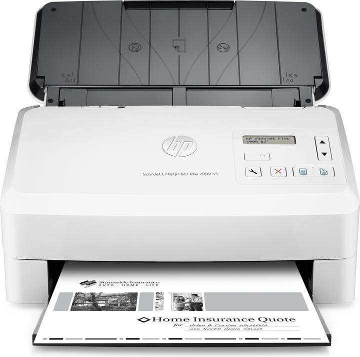Immagine prodotto HP Scanner ScanJet Enterprise Flow 7000 s3 con alimentazione a fogli (USB)