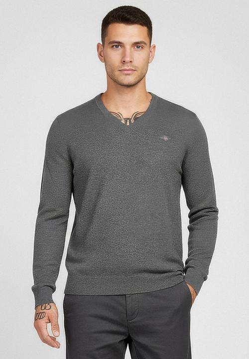 Produktbild GANT Extrafine Lambswool V-Neck - 68159 (M)