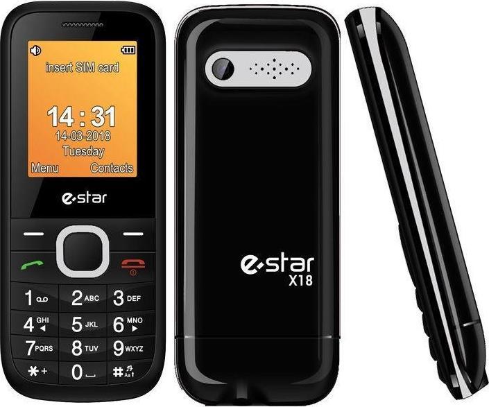 Produktbild Estar Feature Phone X18 Sidabrinis Dual SIM (1.77", 2G)