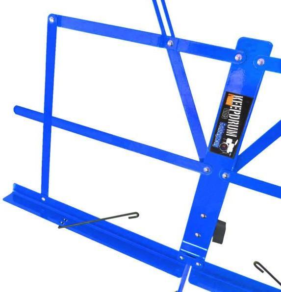 Produktbild keepdrum Notenständer Blau MUS2BL mit Notenklammer