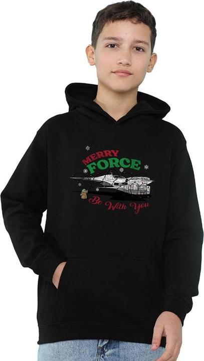 Produktbild Star Wars Merry Force Be With You Kapuzenpullover weihnachtliches Design (128)