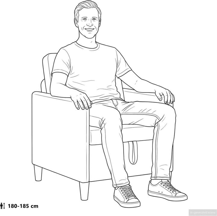 Produktbild vidaXL Sofa mit Stauraum (1-Sitzer)