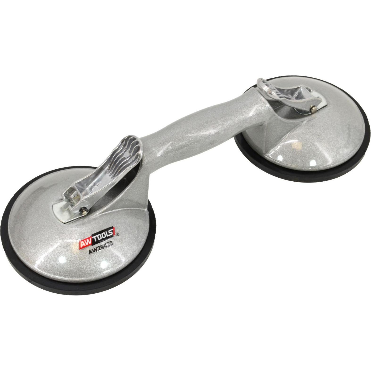Awtools, Maniglia a ventosa, Aluminium-Saugnapf für Glas, 2 EL Tragfähigkeit 135 kg (135 kg)