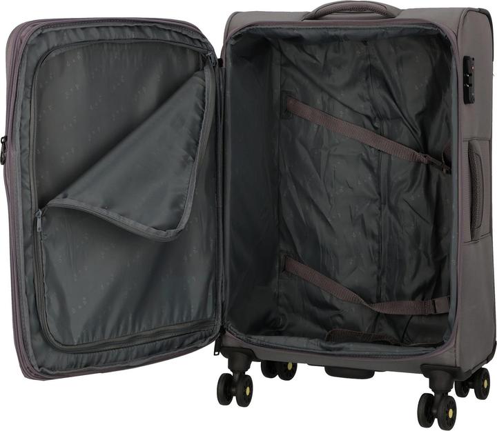 Image du produit D&N Travel Line 9704 4 roues trolley M 68 cm avec soufflet extensible (75 l)