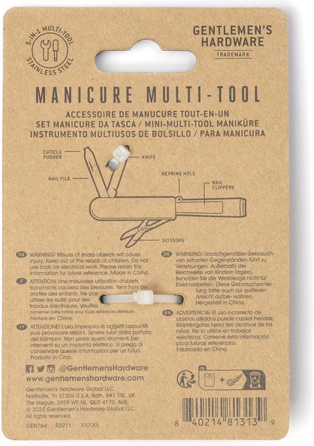 Produktbild Gentlemen's Hardware Mini Manicure Multi-Tool