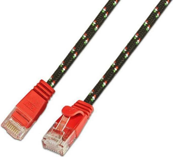 Actual product image Wirewin Slim Toughkabel: UTP, 0.5m, red (UTP, CAT6, 0.50 m)