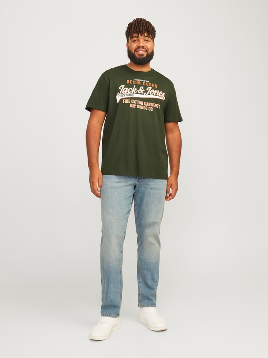 Produktbild Jack & Jones Jjelogo Tee Ss O-Neck 2 Col Aw24 S Pls (8XL)