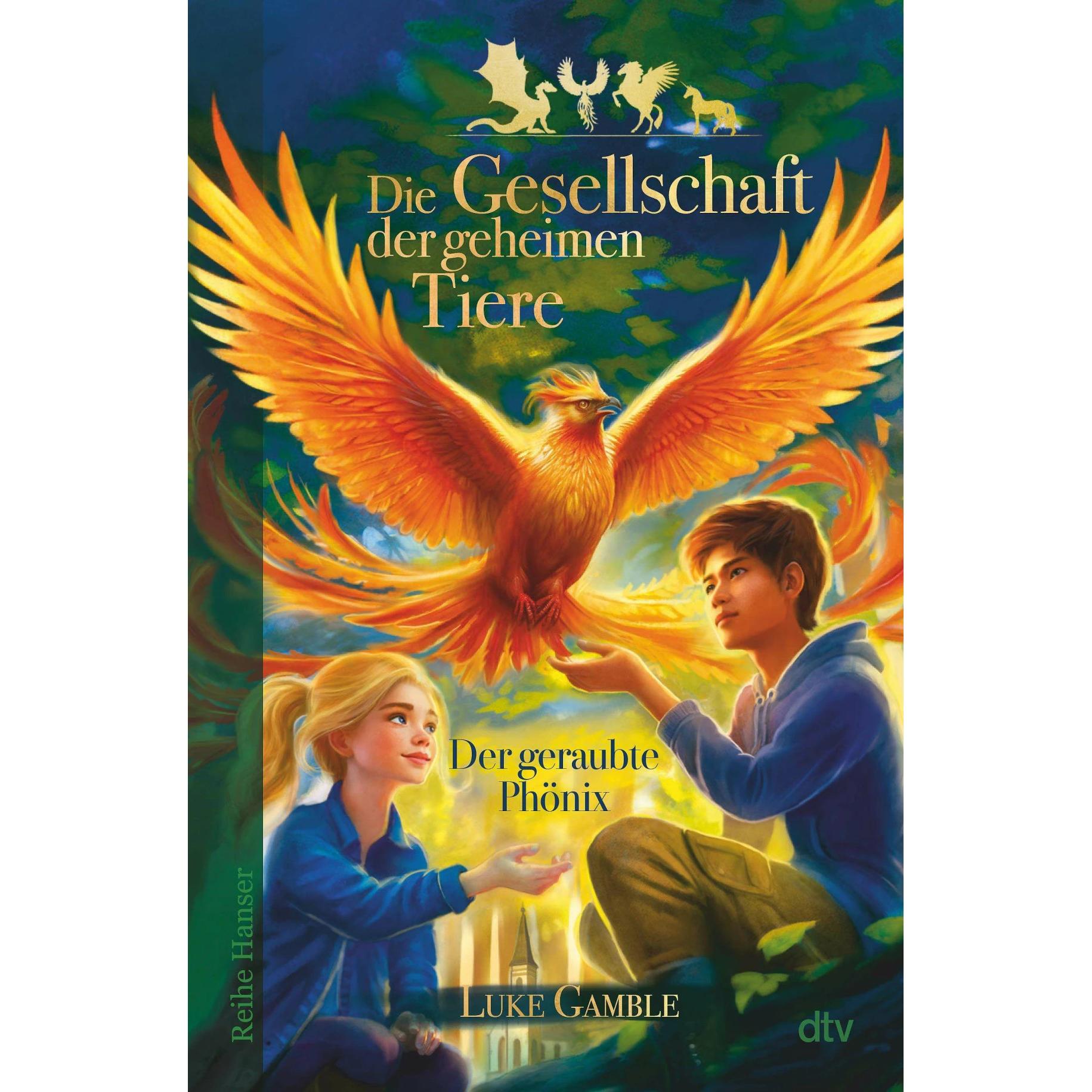 Die Gesellschaft der geheimen Tiere - Der geraubte Phönix, Kinderbücher von Friedrich Pflüger, Luke Gamble