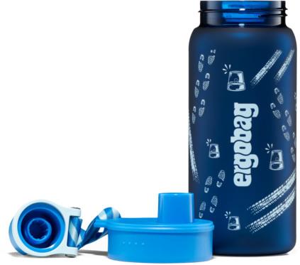 Actual product image Ergobag Drinking Bottle Titanium Blue Light (0.55 l)