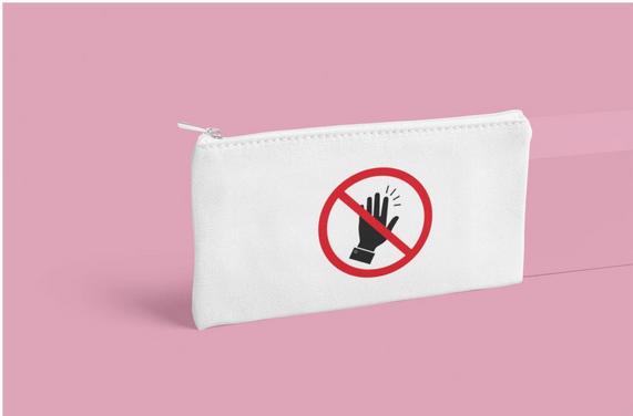 Produktbild Bügelbilder Schul & Freizeitsrucksack-Set dont touch this (15 l)