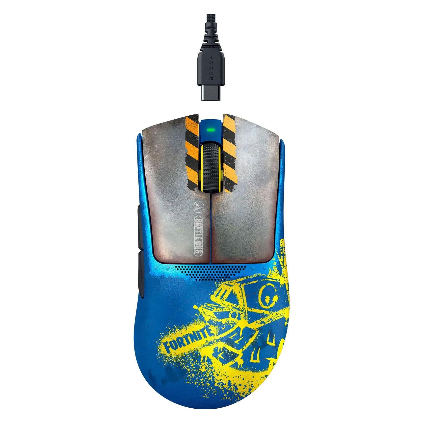 Razer DeathAdder V3 Pro - Fortnite Edition (Kabellos), Maus, Mehrfarbig