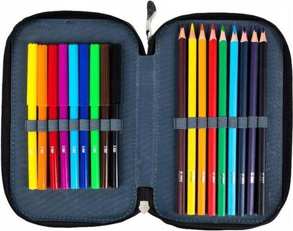 Produktbild St. Majewski Pencil case MAJEWSKI Double pencil case with accessories STRIGHT PC-04 Rainbow Unicorns mkmk MAJEWSK