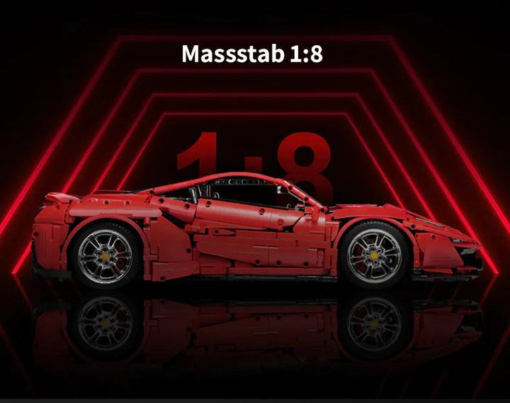 Actual product image Cada MASTER Red Super Car 1:8 incl Power System