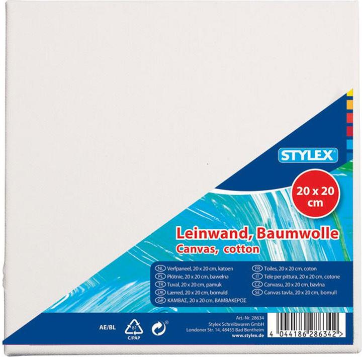 Produktbild Stylex Leinwand Quadrat (20 x 20 cm)