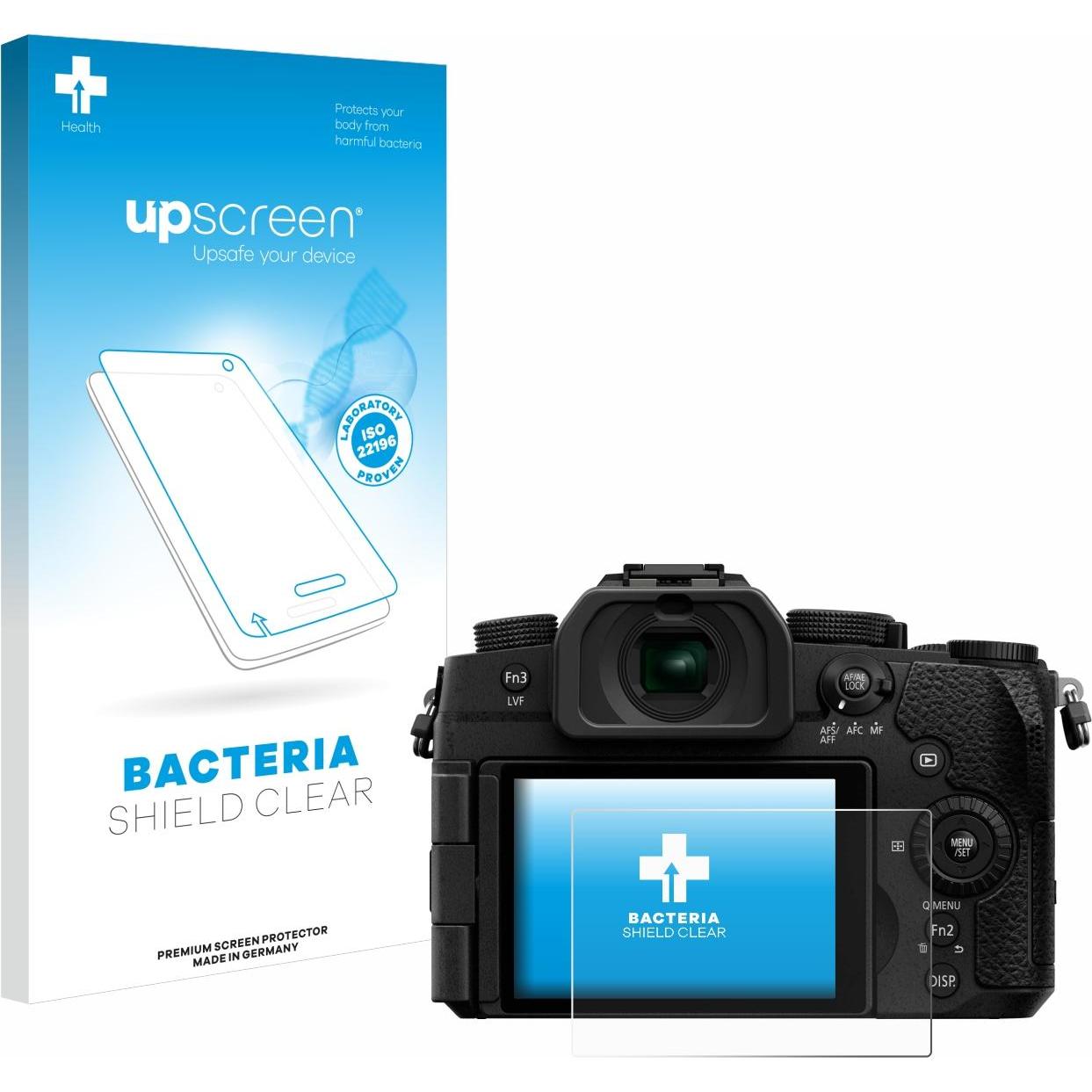 upscreen Schutzfolie Displayschutz Displayschutzfolie Folie Klar antibakteriell (Displayschutz), Kameraschutz