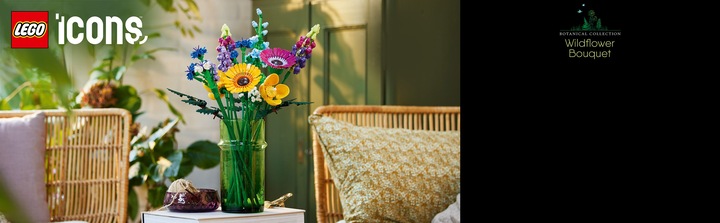 Actual product image LEGO Wildflower Bouquet (10313, LEGO Icons, LEGO Botanical)