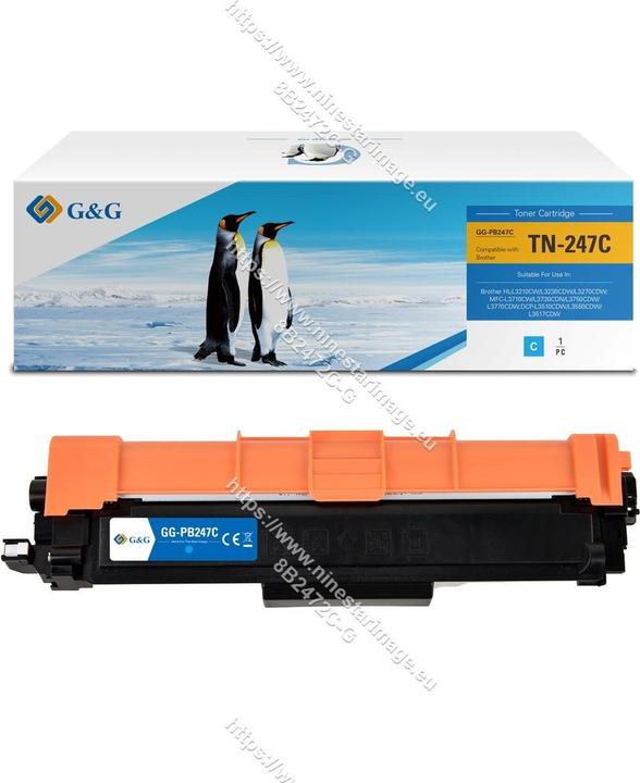 Actual product image G&G TONER BR TN247C C 2300 PAG (C)