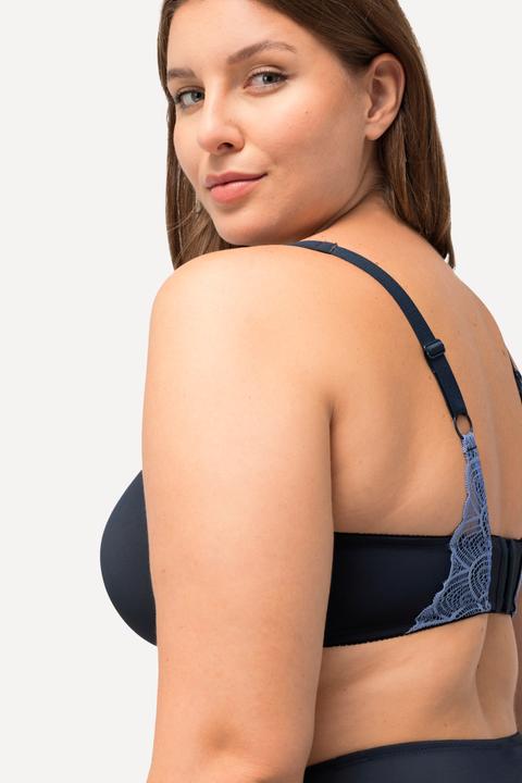 Image du produit Ulla Popken Soutien-gorge à armatures, agrémenté de dentelle - bonnet souples B-E (85 E)