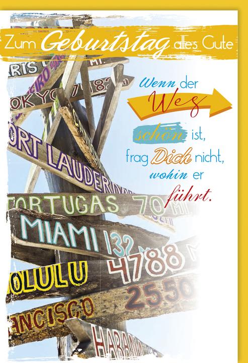 Immagine prodotto Braun + Company Cartolina di compleanno Cartello 11,5 x 17 cm (1 pz.)