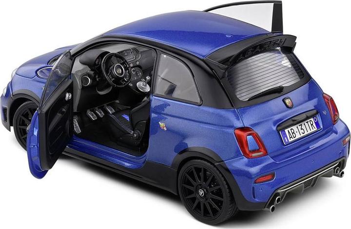 Actual product image Solido 1:18 Fiat 695 Abarth 2022 blue