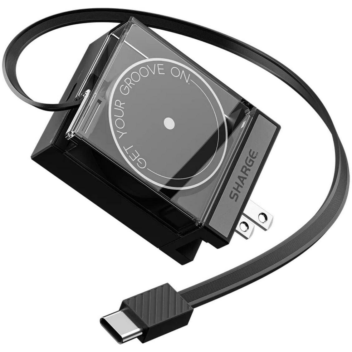 Thumbnail - Sharge Retractable 65 BLA (65 W), USB Ladegerät, Schwarz